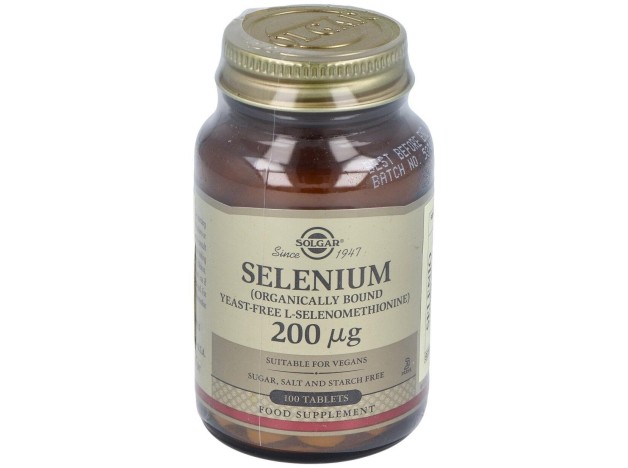 Selenio 200Mcg (Sin Levadura) 100Comp