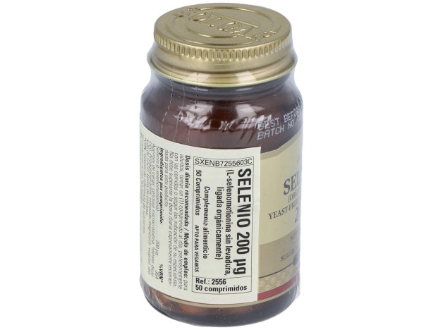 Selenio 200Mcg (Sin Levadura) 50Comp