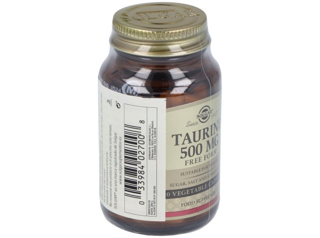 Solgar Taurina 500Mg 50Cáps