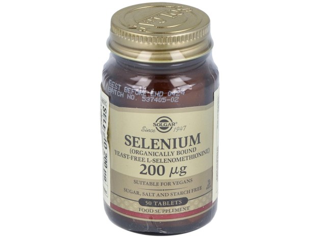 Selenio 200Mcg (Sin Levadura) 50Comp