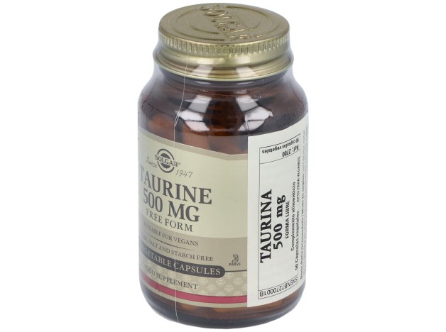 Solgar Taurina 500Mg 50Cáps