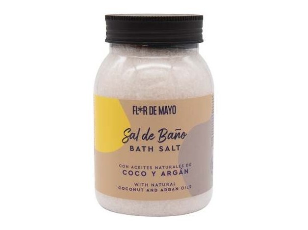 Flor De Mayo Sal De Baño Argán Y Coco 650G