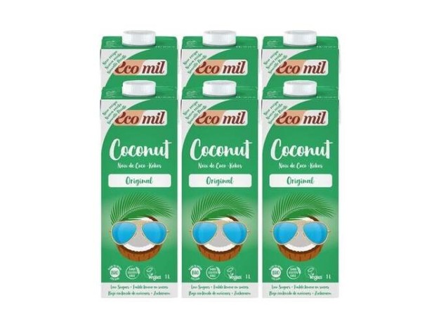 Ecomil Bebida De Coco Original Agave 1Lt 6Ud Bio