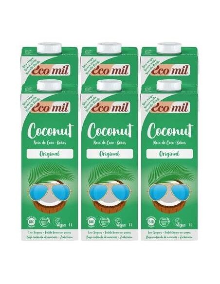 Ecomil Bebida De Coco Original Agave 1Lt 6Ud Bio