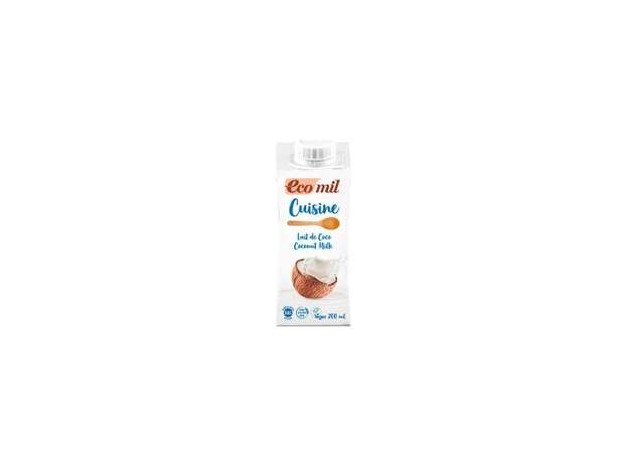 Ecomil Crema Ecológica De Coco Para Cocinar 200 Ml