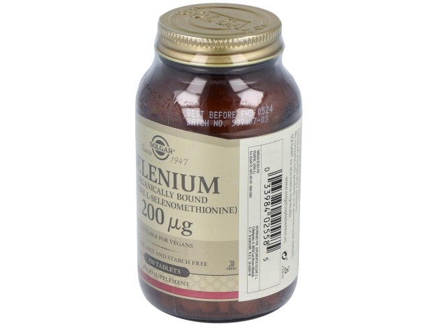 Selenio 200Mcg (Sin Levadura) 250Comp