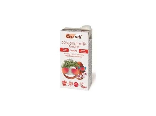 Ecomil Bebida De Coco Y Almendra 1Lt 6Uds. Bio S/A