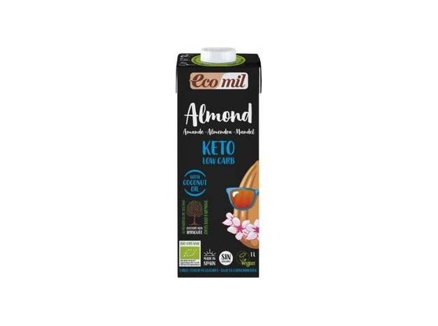 Ecomil Bebida Almendra Nature Keto 1Lt 6Uds. Bio