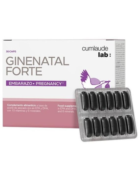 Ginenatal Forte Complemento Alimenticio Cápsulas 30 U