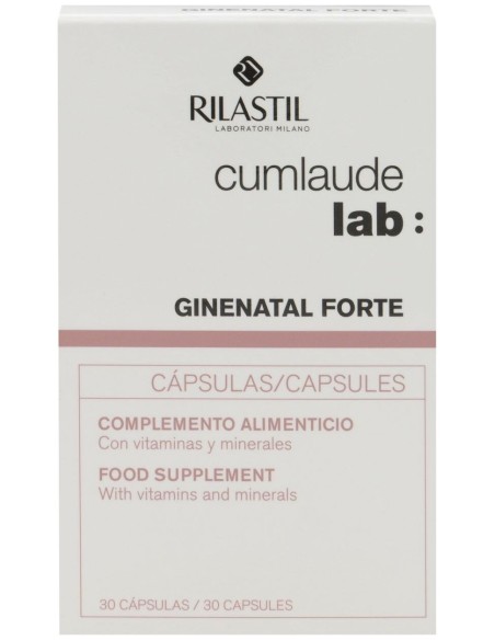 Ginenatal Forte Complemento Alimenticio Cápsulas 30 U