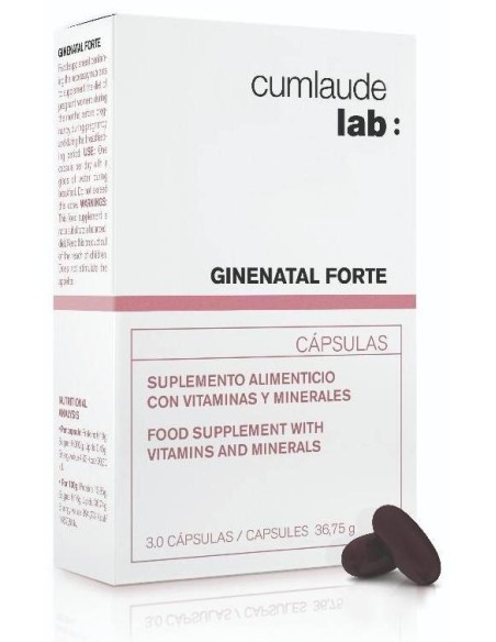 Ginenatal Forte Complemento Alimenticio Cápsulas 30 U