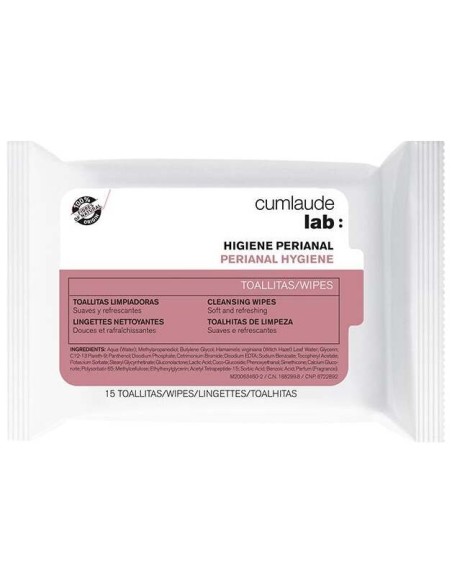 Cumlaude Lab Higiene Perianal Toallitas 15Uds