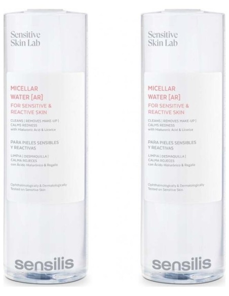 Agua Micelar [Ar] Para Pieles Sensibles Y Reactivas 2 X 400 Ml