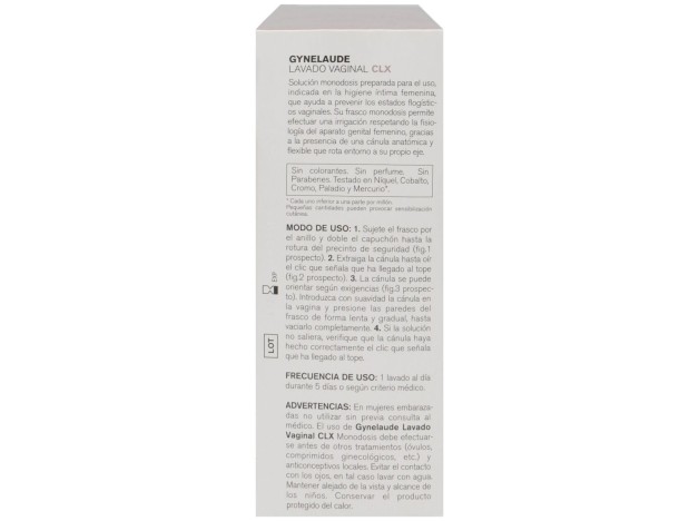 Lavado Vaginal Clx Solución Monodosis 5 X 140 Ml
