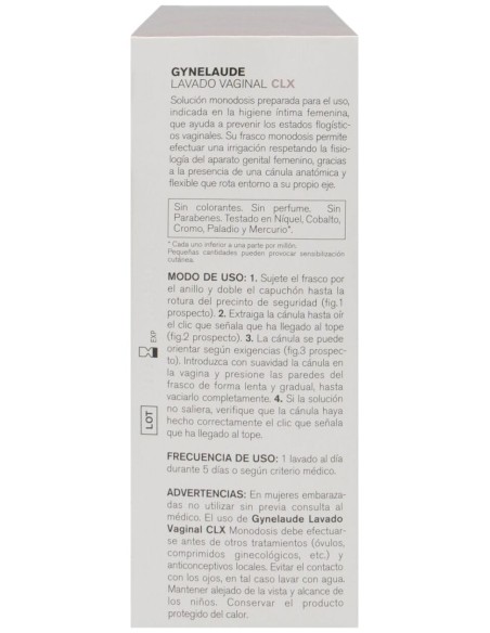 Lavado Vaginal Clx Solución Monodosis 5 X 140 Ml