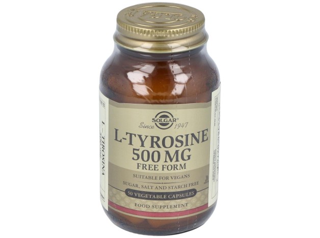 Solgar L-Tirosina 500 Mg 50 Cápsulas Vegetales