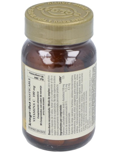 Kangavites Vit.C Naranja Infantil 90Comp.Mast.