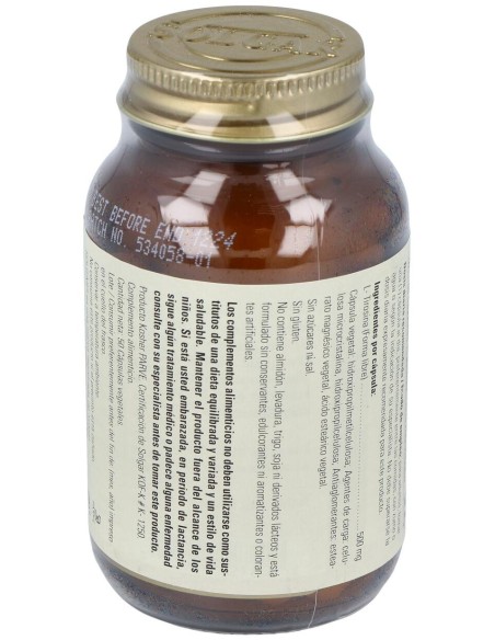 Solgar L-Tirosina 500 Mg 50 Cápsulas Vegetales