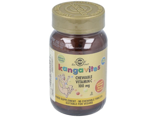 Kangavites Vit.C Naranja Infantil 90Comp.Mast.