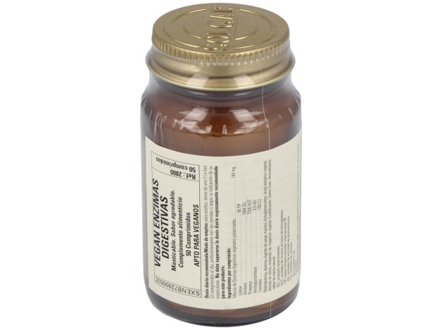 Vegetarlan Enzimas Digestivas 50 Comprimidos