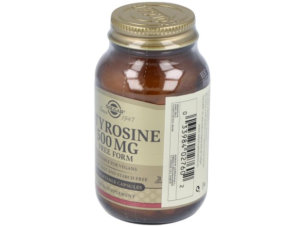 Solgar L-Tirosina 500 Mg 50 Cápsulas Vegetales
