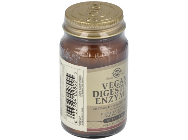 Vegetarlan Enzimas Digestivas 50 Comprimidos