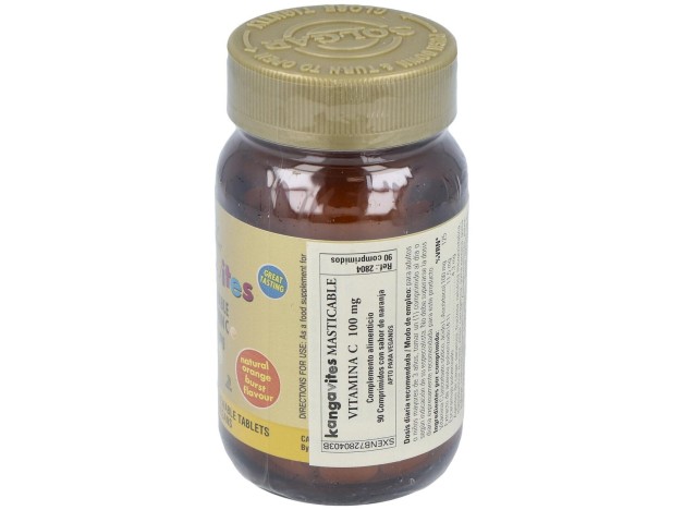 Kangavites Vit.C Naranja Infantil 90Comp.Mast.
