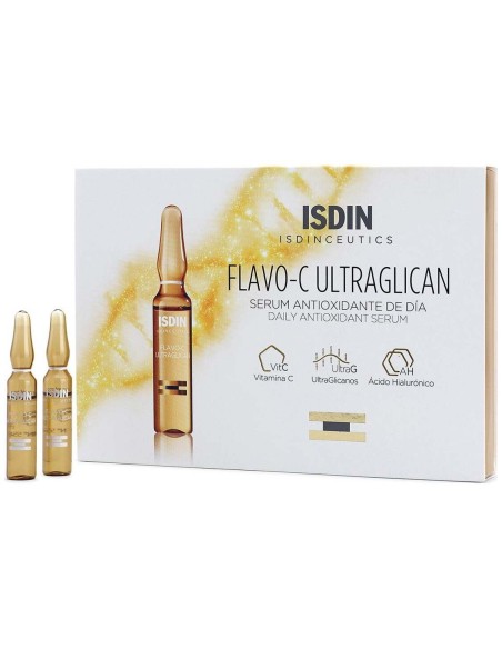 Isdinceutics Flavo-C Ultraglican Sérum Antioxidante Día, 10 Unidades
