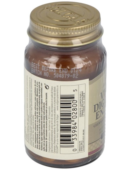 Vegetarlan Enzimas Digestivas 50 Comprimidos