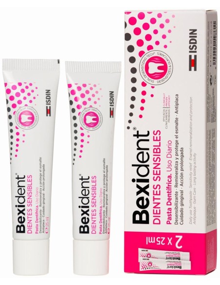 Bexident Dientes Sensibles Pasta Dentrífica 2 X 25 Ml