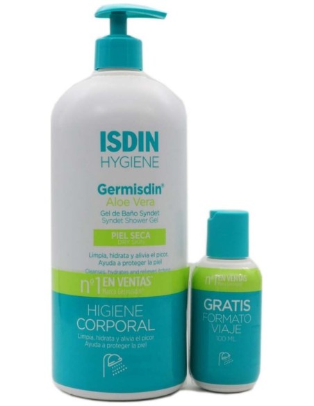 Isdin Hygiene Germisdin Aloe Vera Gel De Baño 1L+100Ml