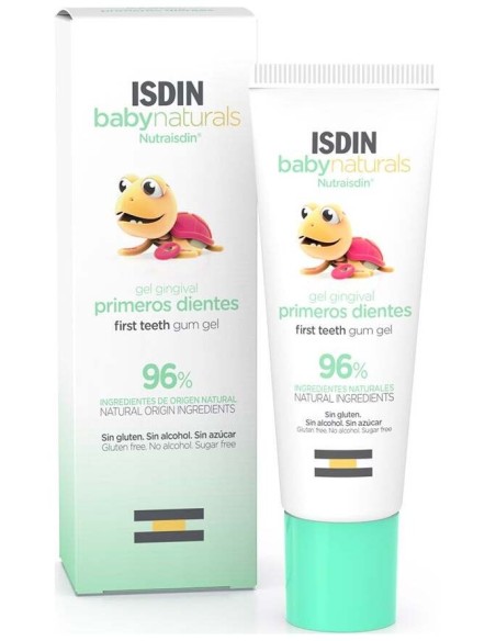 Isdin Baby Naturals Gel Gingival Primeros Dientes, 1 Ud