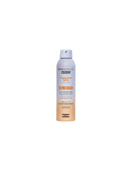 Isdin Fotoprotector Transparent Spray Wet Skin Spf 50, 250 Ml