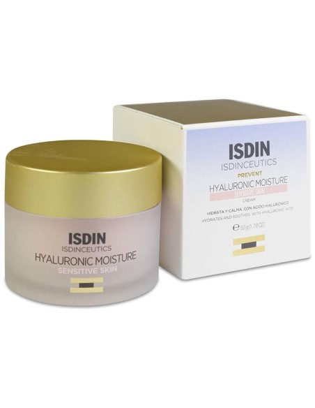 Isdin Isdinceutics Hyaluronic Moisture Crema Hidratante Facial Piel Sensible, 50 Ml