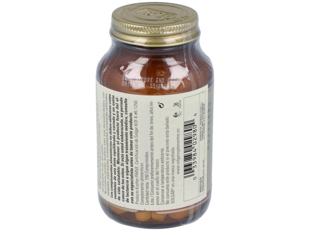 Vitamina B1 500 Mg Tiamina 100 Comprimidos