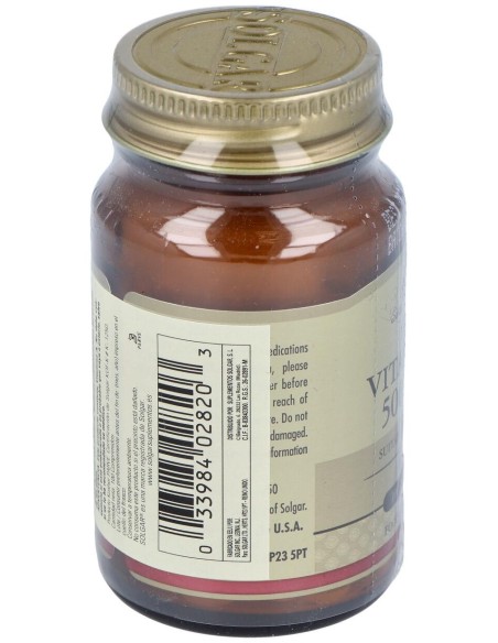 Solgar Vitamina A Seca 5000Ui 1500Mcg 100Comp