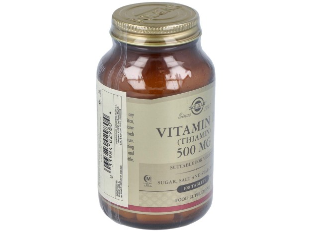 Vitamina B1 500 Mg Tiamina 100 Comprimidos