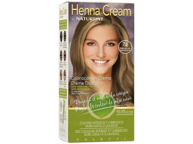 Naturtint Henna Cream 7.0 Rubio Avellana 110Ml