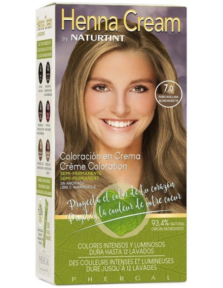 Naturtint Henna Cream 7.0 Rubio Avellana 110Ml