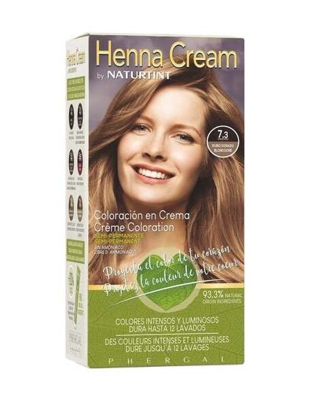 Naturtint Henna Cream 7.3 Rubio Dorado 110Ml