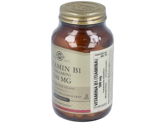 Vitamina B1 500 Mg Tiamina 100 Comprimidos