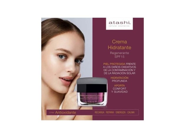 Atashi® Antioxidante Crema Hidratante...