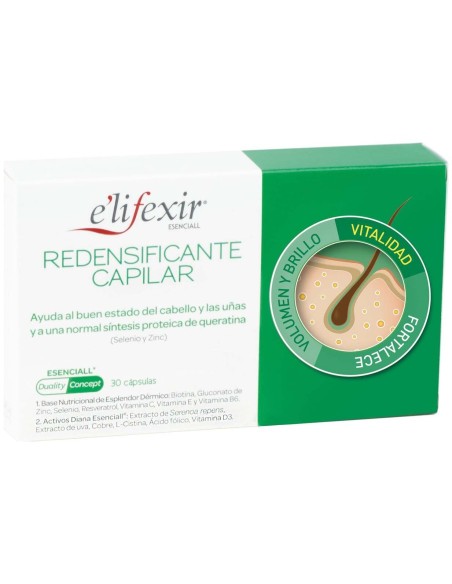 Pack E'Lifexir Redensificante Capilar, 2 X 30 Cápsulas