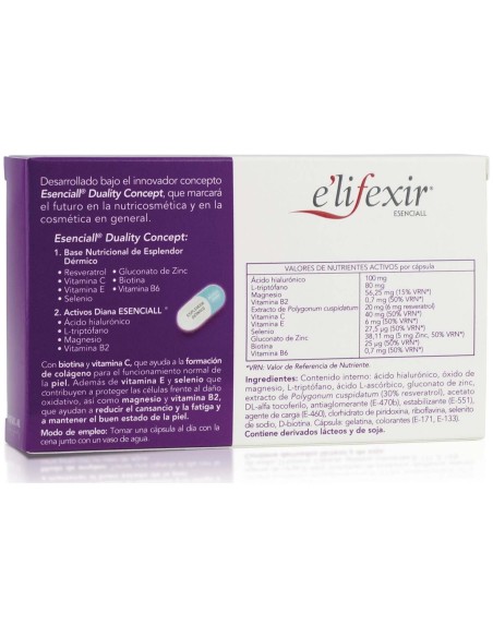 Elifexir Esenciall Coctel Belleza Nocturna 30Cap.