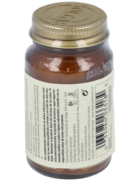 Solgar Vitamina D3 600Ui 15Mcg 60Vcaps
