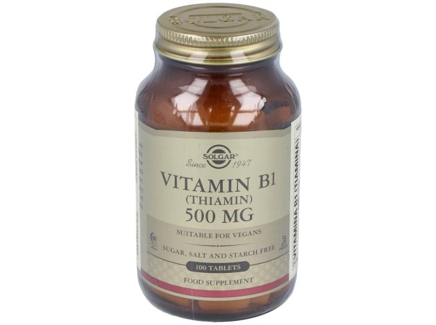 Vitamina B1 500 Mg Tiamina 100 Comprimidos