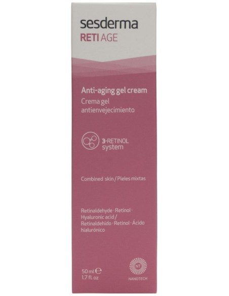 Sesderma Retiage Crema Gel Antienvejecimiento, 50 Ml