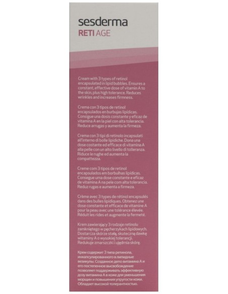 Sesderma Retiage Crema Gel Antienvejecimiento, 50 Ml