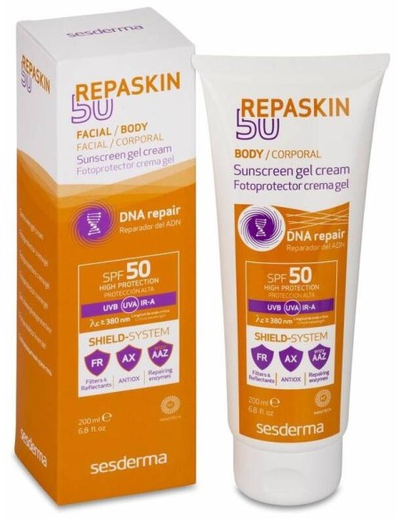 Sesderma Repaskin Spf50+ Fotoprotector Facial/Body 200Ml