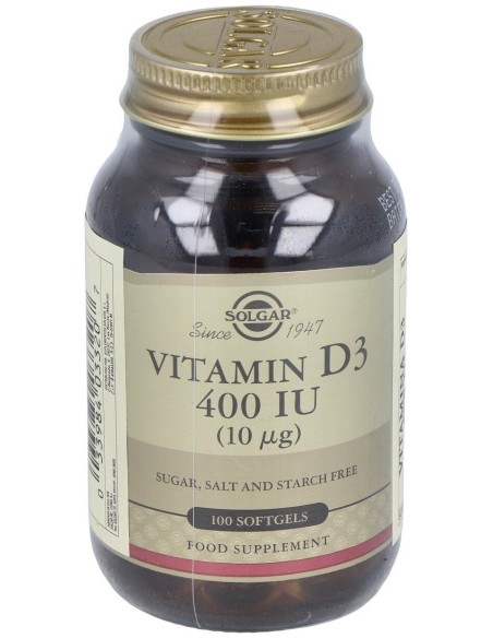 Vitamina D3 400Ui (10Mcg) 100Perlas